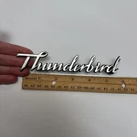 1977 1978 1979 Ford Thunderbird Oem Headlamp Door Emblem Ornament Script. Fixed Price $29.99.