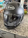 Arai Signet-x Size Large Solid Helmet Black Frost Full Face Motorcycle. Fixed Price $300.00.