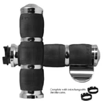 Avon Cushion Chrome Grips W/ Throttle Assist MT-AIR-90-CH-B. Fixed Price $92.00.
