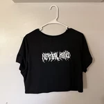Black Cropped Tee. Fixed Price $6.00.