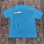 Vtg 00S Fmf Racing Blue Graphic Shirt Men Xl Sunburst Checker Pattern Logo Y2K. Fixed Price $18.05.