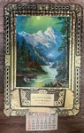 Vintage 1942 Nelson's Store General Merchandise Advertising Calendar Mountain. Fixed Price $35.00.