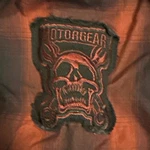Lethal Threat Motorgear Men's Red Black Plaid Biker Skull Button-up Shirt 3XL. Fixed Price $50.00.