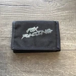 Vtg Fox Racing Tri-fold Ripstop Black Wallet Y2K. Fixed Price $24.99.