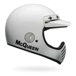 Bell MOTO-3 Full Face Motorcycle Helmet Steeve Mcqueen White Large. Fixed Price $209.95.