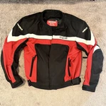 Cortech Rcx Motorcycle Jacket With Alpinestars Bio Air Armor Kit. Fixed Price $120.00.