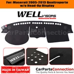 Wellvisors Mat Dashboard Cover For 05-13 Maserati Quattroporte Suede Black. Fixed Price $59.99.