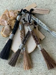 Cowboy Collectibles Braided Horse Hair Key Chain With Concho Accents - New. Fixed Price $17.95.