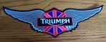 Triumph Motorcycles Silver Wing 12 Inch Patch. Bonneville Speedmaster America. Fixed Price $24.95.