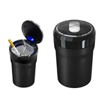 Car Ashtray Lid Smokeless Led Blue Light Portable Mini Cup Holder Black Large. Fixed Price $18.44.