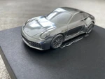 Porsche 911 992.2 Carrera Aluminum Chrome Model Scale 1:43 Paperweight. Fixed Price $119.00.