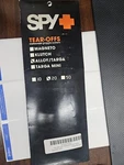 Spy Alloy/targa Tearoffs 20 Pack-clear. Fixed Price $12.00.