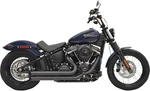 Bassani Pro-street Turn Out Exhaust Black Harley Fxbb/fxlr/fxfb/flsl. Fixed Price $824.95.