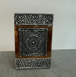 Indian Style Copper And Aluminum Felt Lined Pencil/pen Cup. Fixed Price $12.00.