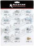 Allstar Performance Display - Merchandising Brake Fittings Kit ALL080. Fixed Price $54.68.