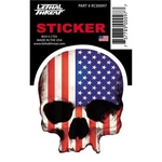 Lethal Threat - RC00097 Usa Skull Mini Decal. Fixed Price $10.99.