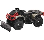 New Ray Toys Mini Outlander W/ Snow Plow 1:18 Scale Black/brown/red 7383. Fixed Price $26.99.