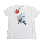 Vespa Pin-up Flower Lady T-shirt White Large. Fixed Price $31.45.