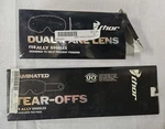 Thor Dual Pane Lens For Ally Goggles Clear 2602-0232 W/ 14 Pack Tear Offs 0237. Fixed Price $22.00.