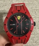 Scuderia Ferrari Unisex Redrev Silicone Strap Black Dial Watch. Fixed Price $70.00.