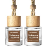 Classy Car Air Freshener Hanging 2 Pack, Mahogany Teakwood Essential Oil Di.... Fixed Price $37.07.