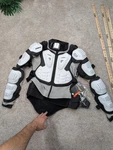 Fox Racing Titan Sport Jacket Mens Large White Protective Cycling Body Armor. Fixed Price $169.99.