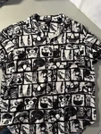 Hot Topic Skull And Bones Button Up Men's Short Sleeve Shirt. Fixed Price $24.99.