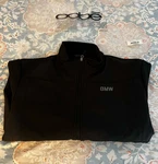 New Bmw Legacy Softshell Jacket Black Fleece Lined Full Zip Mens Size. Fixed Price $89.95.