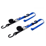Powertye Tie-down Cam S-hook Soft-tye 1"X6' Black/blue Pair 23623. Fixed Price $37.50.