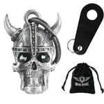 Premium Bells For Motorcycle Rider Skull Green Stone Eyes Biker Accessories. Fixed Price $14.99.