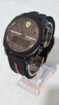 Genuine Scuderia Ferrari Analog Digital Watch Black Silicone Strap New Battery. Fixed Price $95.40.