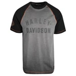 Harley-davidson Men's T-shirt Grey Colorblocked Performance Staple (S61). Fixed Price $25.00.