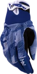 Moose Racing 22 MX1 Gloves Medium Blue 3330-7047. Fixed Price $29.95.