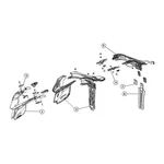 Leatt Hinge Pack Dbx/gpx Pro Lite Plastic - Red. Fixed Price $15.99.