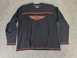 Harley Davidson Motor Cycle Pullover Crew Neck Lambs Wool Sweater Xl Embroidered. Fixed Price $27.99.