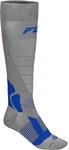 Fly Racing Snow Heavyweight Wool Socks Lg-xl Gray/blue 350-0571L. Fixed Price $27.95.