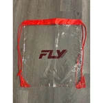 Fly Racing Clear Drawstring Backpack Red Trim Stadium Approved Cinch Bag Pvc. Fixed Price $11.99.