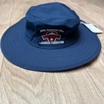Port Authority Bucket Hat Blue Lacrosse No Fly Zone Insect Repellant Nlf Nwt. Fixed Price $22.50.
