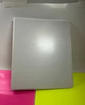 Spiral 11012PPSLNTD Slant 5" White Binder Premium Clear Overlay With Pockets. Fixed Price $87.40.