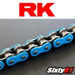 Yamaha FZ09 MT09 Blue Chain Rk Gxw 150 LINK-525 Pitch Xw-ring Extended Swingarm. Fixed Price $329.00.