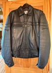 Joe Rocket Motorcycle Jacket Coat Mens Large Black Leather Excellent. Fixed Price $200.00.