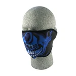 Bobster Neoprene 1/2 Face Mask, Blue Chrome Skull WNFM024H. Fixed Price $6.11.