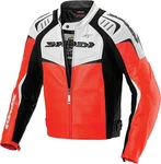 Nos Spidi 474-50617 Sport R/t Armored Lthr Jacket White Black Size Mens 48. Fixed Price $175.00.
