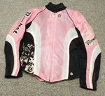 Joe Rocket Women Pink Mesh Motorcycle Jacket Armor Riding Street Bike Racing. Fixed Price $65.00.