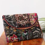 Indian Banjara Embroidery Zari Wallet Ladies Handbags Cross Body Black. Fixed Price $26.24.
