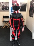 Dainese Gen-z Junior 1 Piece Leather Suit Black/fluo-red Race Track Sports Le.... Fixed Price $672.69.