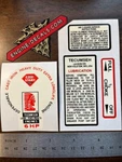 Tecumseh Cast Iron Engine 6-HP Decal Set New H60 Troy Bilt Balloon TB60 4. Fixed Price $15.90.