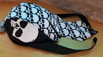 Zan Headgear Black With White Skulls Durag Headwrap Bandana Z525 Cap. Fixed Price $25.00.