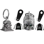 Guardian Biker Fir Department Skull Head Motorcycle Bell Combo Gift Pack. Fixed Price $26.40.