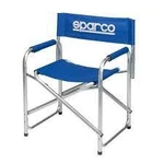 Sparco 0990058 Folding Alloy Paddock Chair Lightweight Blue. Fixed Price $83.95.